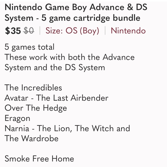 NINTENDO GAME BOY ADVANCE & DS SYSTEM - 5 GAME CARTRIDGE BUNDLE - Picture 5 of 5